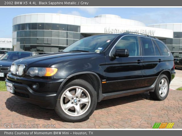 2002 BMW X5 4.4i in Black Sapphire Metallic