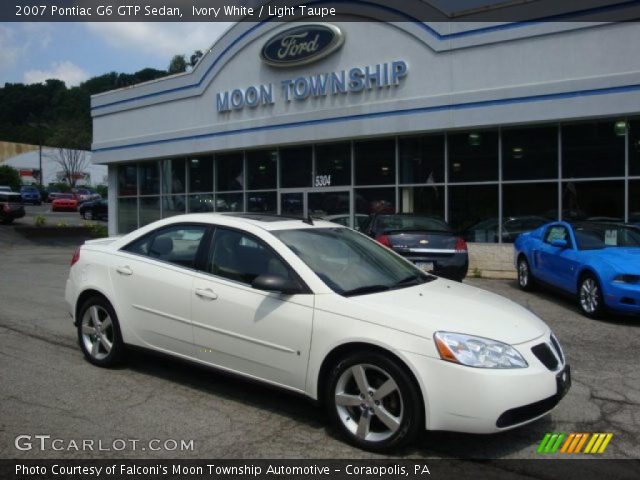 2007 Pontiac G6 GTP Sedan in Ivory White