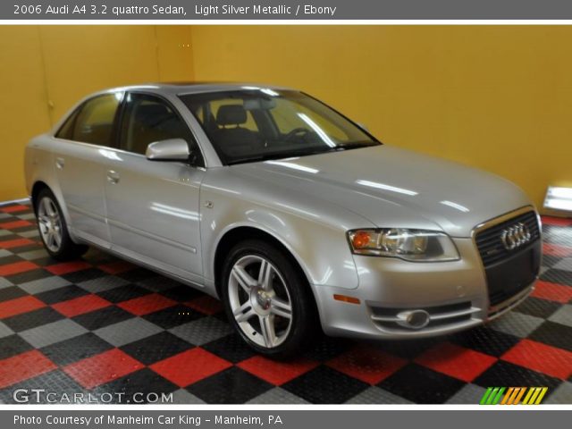 2006 Audi A4 3.2 quattro Sedan in Light Silver Metallic