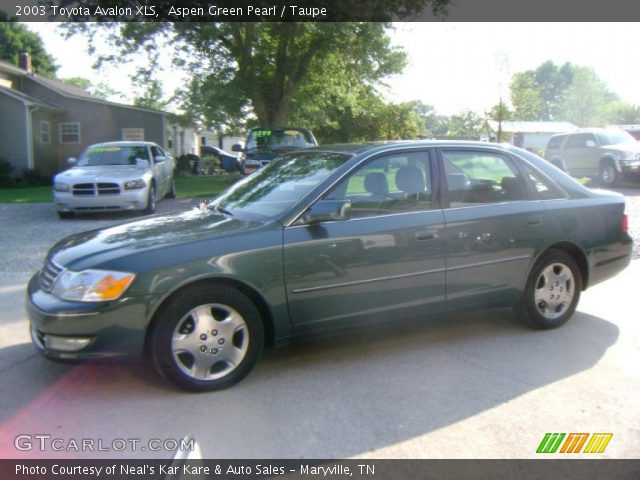 2003 Toyota Avalon XLS in Aspen Green Pearl
