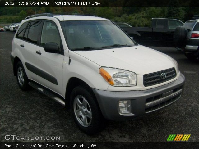2003 Toyota RAV4 4WD in Frosted White Pearl