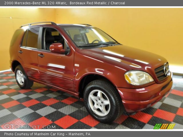 2000 Mercedes-Benz ML 320 4Matic in Bordeaux Red Metallic