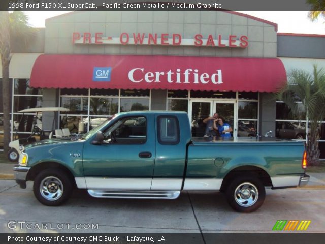 1998 Ford F150 XL SuperCab in Pacific Green Metallic