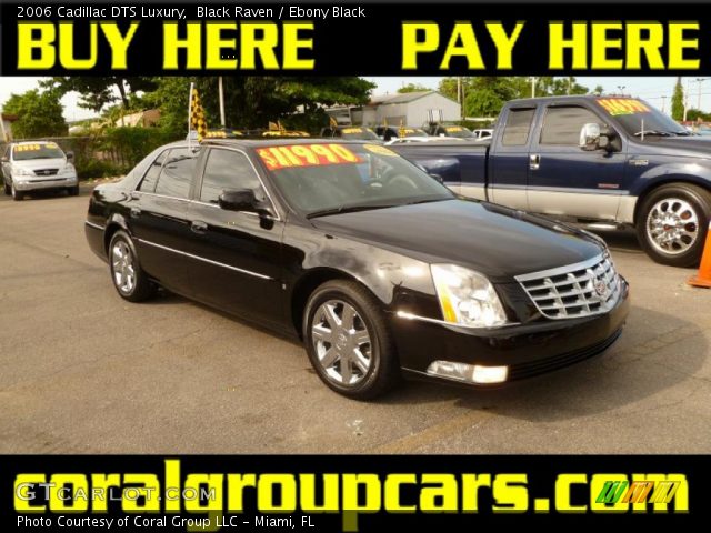 2006 Cadillac DTS Luxury in Black Raven