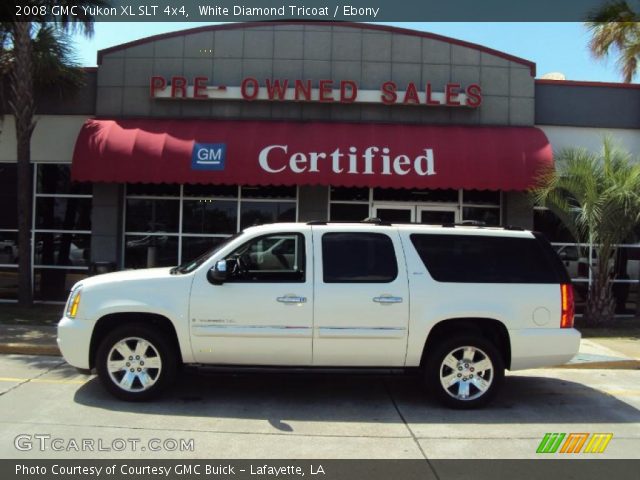 2008 GMC Yukon XL SLT 4x4 in White Diamond Tricoat