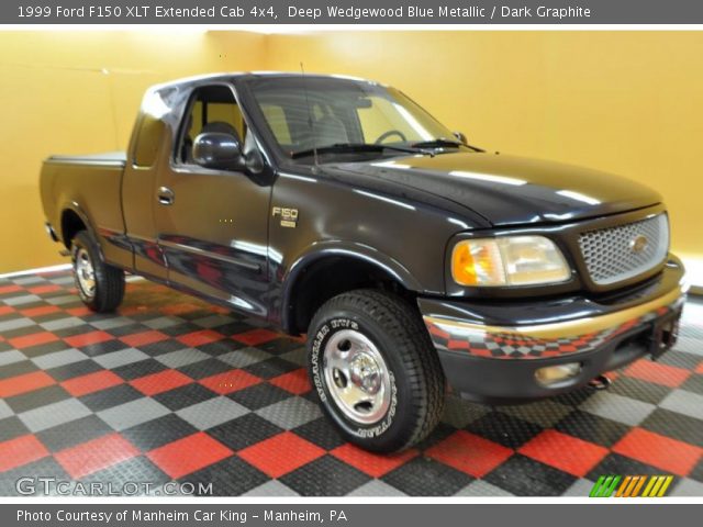 1999 Ford F150 XLT Extended Cab 4x4 in Deep Wedgewood Blue Metallic