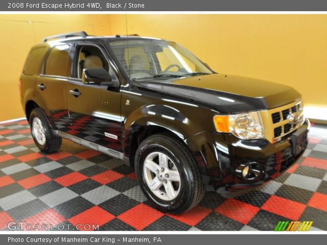 2008 Ford Escape Hybrid 4WD in Black