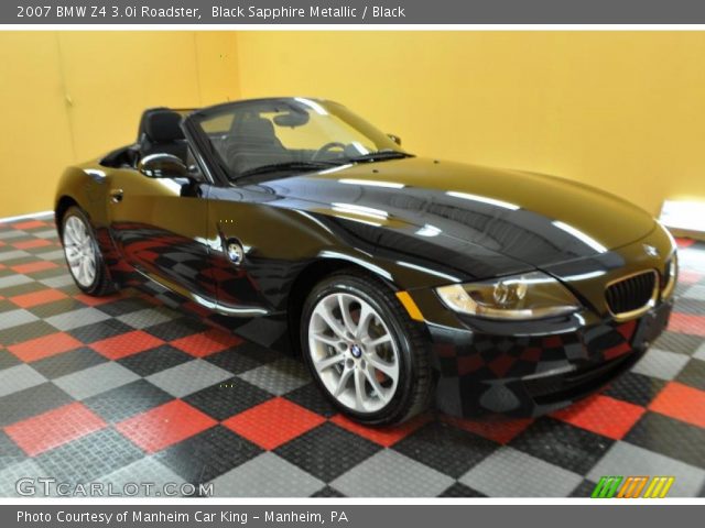 2007 BMW Z4 3.0i Roadster in Black Sapphire Metallic