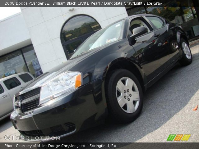 2008 Dodge Avenger SE in Brilliant Black Crystal Pearl