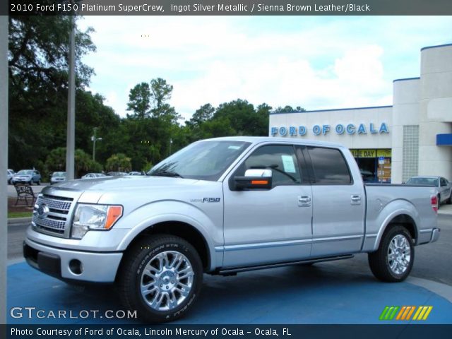 2010 Ford F150 Platinum SuperCrew in Ingot Silver Metallic