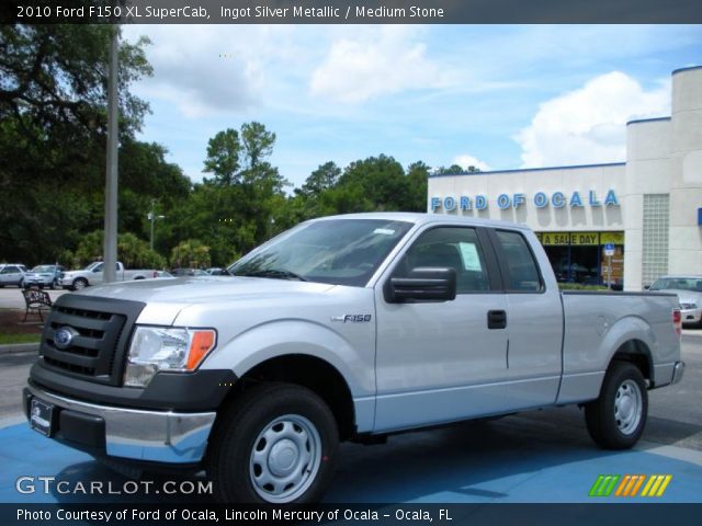 2010 Ford F150 XL SuperCab in Ingot Silver Metallic