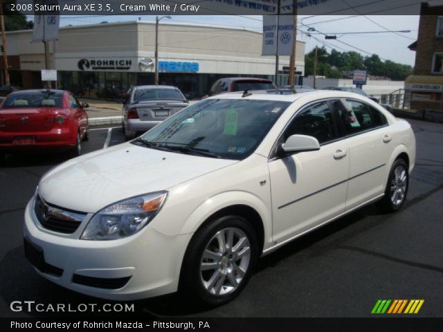 2008 Saturn Aura XE 3.5 in Cream White