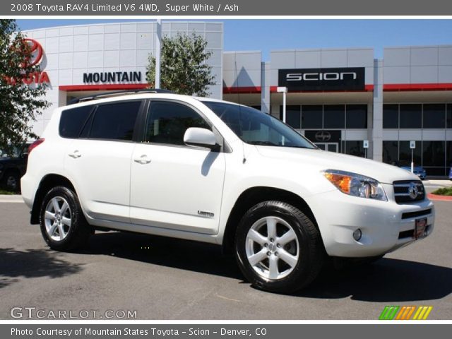 2008 Toyota RAV4 Limited V6 4WD in Super White