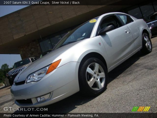 2007 Saturn ION 3 Quad Coupe in Silver Nickel