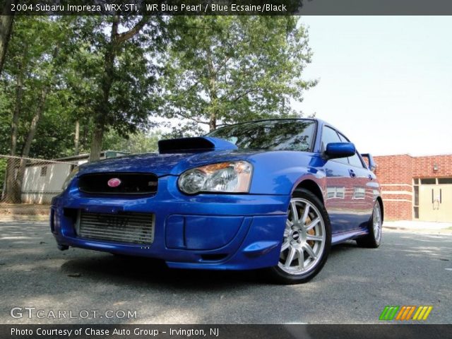 2004 Subaru Impreza WRX STi in WR Blue Pearl