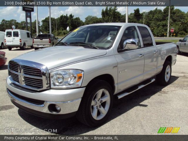 2008 Dodge Ram 1500 Big Horn Edition Quad Cab in Bright Silver Metallic