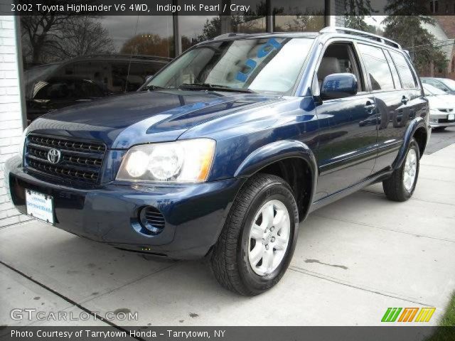 2002 Toyota Highlander V6 4WD in Indigo Ink Pearl
