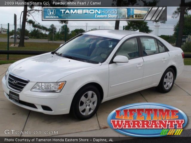 2009 Hyundai Sonata GLS in Powder White Pearl