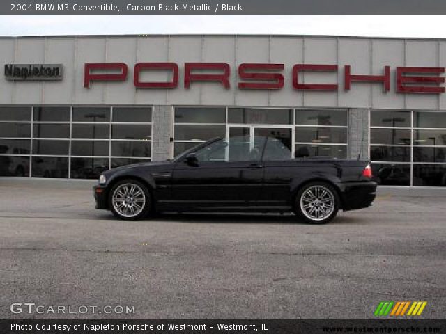 2004 BMW M3 Convertible in Carbon Black Metallic
