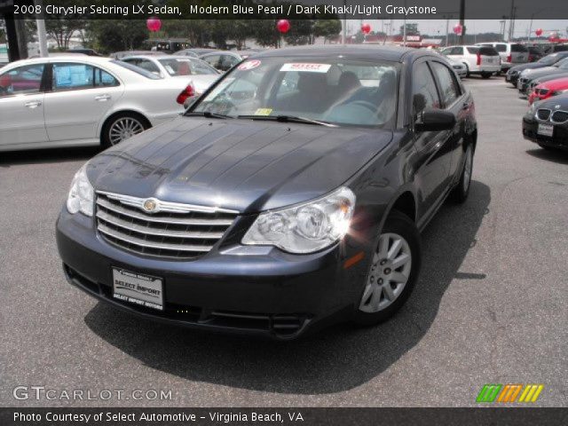 2008 Chrysler Sebring LX Sedan in Modern Blue Pearl