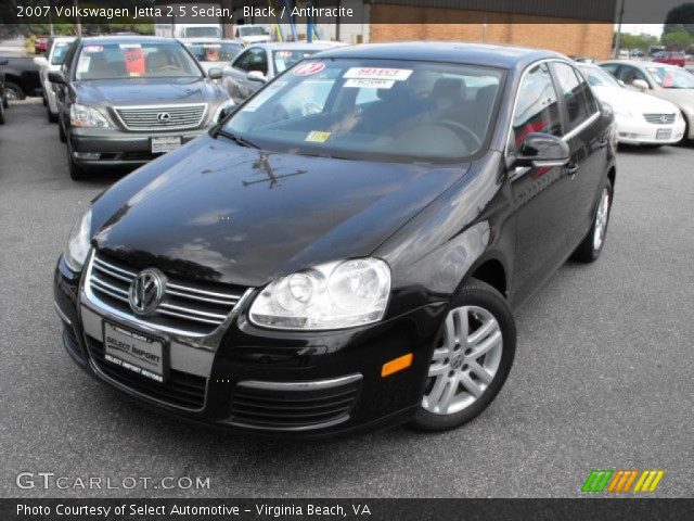 2007 Volkswagen Jetta 2.5 Sedan in Black