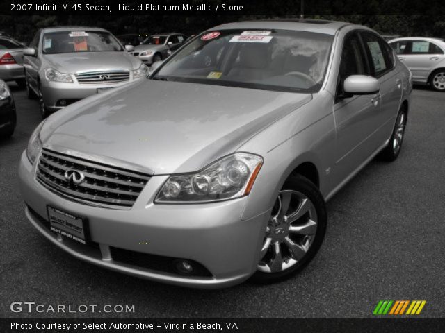 2007 Infiniti M 45 Sedan in Liquid Platinum Metallic