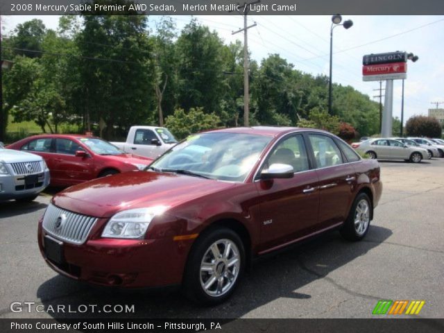 2008 Mercury Sable Premier AWD Sedan in Merlot Metallic