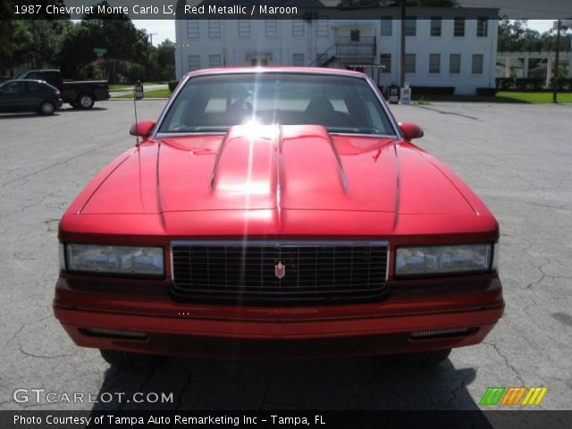 1987 Chevrolet Monte Carlo LS in Red Metallic