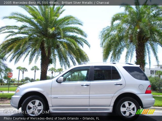 2005 Mercedes-Benz ML 500 4Matic in Brilliant Silver Metallic