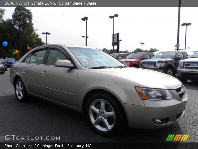 2006 Hyundai Sonata LX V6 in Golden Beige