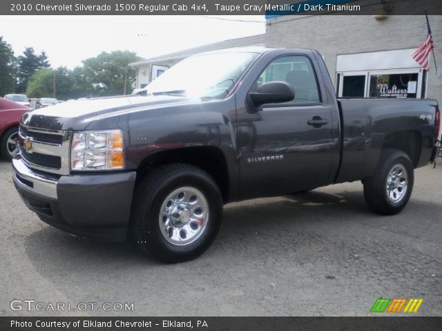 2010 Chevrolet Silverado 1500 Regular Cab 4x4 in Taupe Gray Metallic