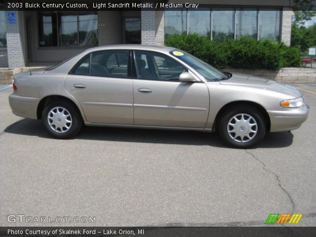 2003 Buick Century Custom in Light Sandrift Metallic