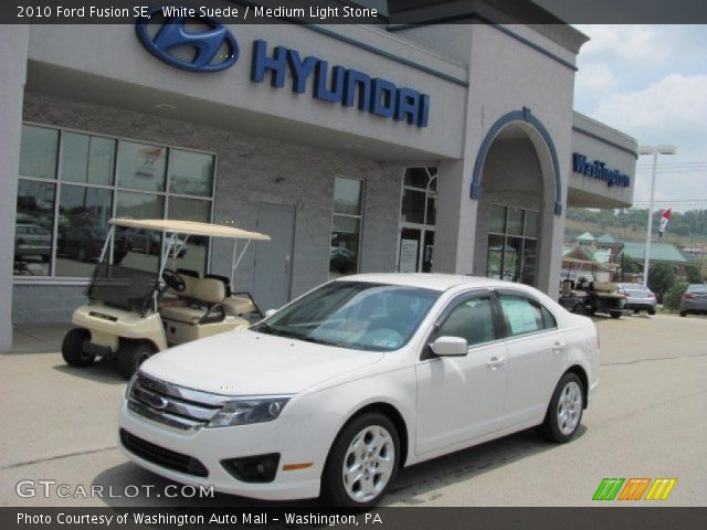 2010 Ford Fusion SE in White Suede