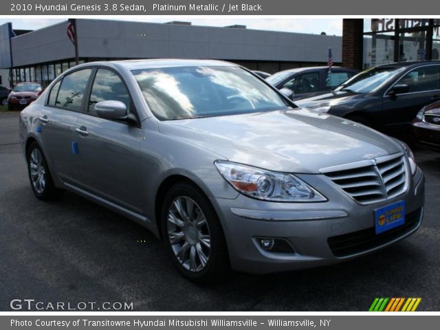 2010 Hyundai Genesis 3.8 Sedan in Platinum Metallic