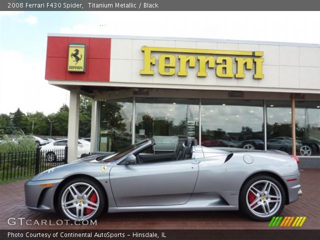 2008 Ferrari F430 Spider in Titanium Metallic
