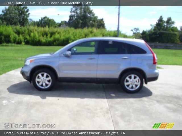 2007 Honda CR-V EX-L in Glacier Blue Metallic