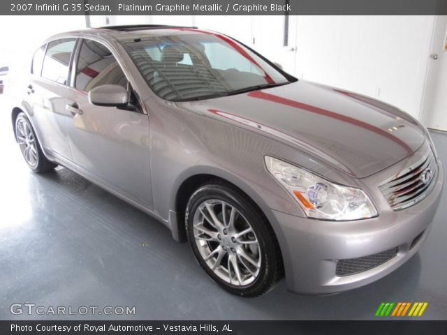 2007 Infiniti G 35 Sedan in Platinum Graphite Metallic