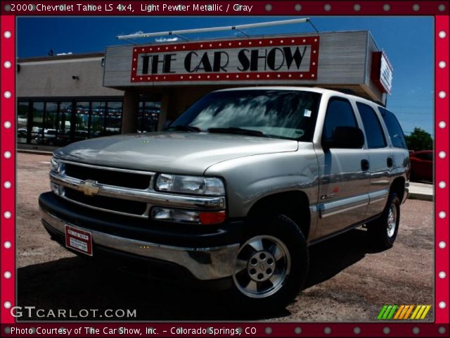 2000 Chevrolet Tahoe LS 4x4 in Light Pewter Metallic