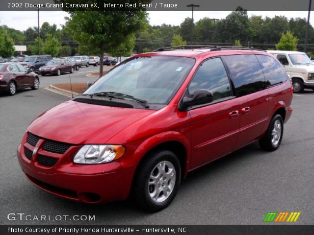 2002 Dodge Grand Caravan eX in Inferno Red Pearl