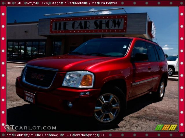 2002 GMC Envoy SLT 4x4 in Magnetic Red Metallic