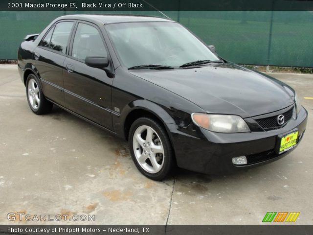 Black Mica 2001 Mazda Protege Es Off Black Interior