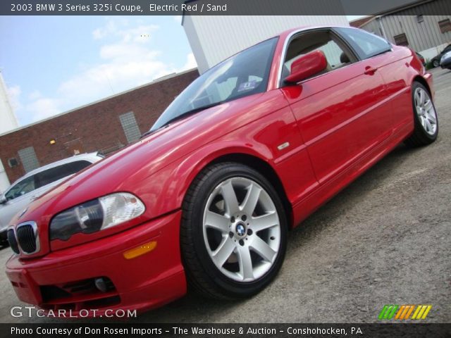 2003 BMW 3 Series 325i Coupe in Electric Red