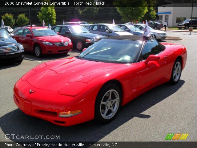 2000 Chevrolet Corvette Convertible in Torch Red