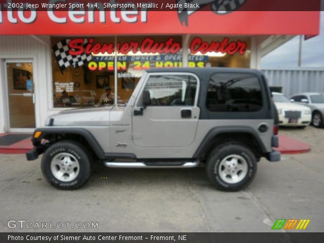2002 Jeep Wrangler Sport 4x4 in Silverstone Metallic
