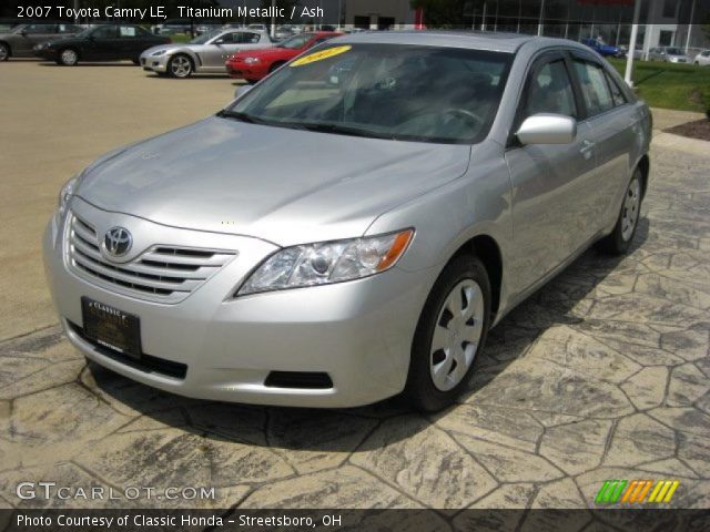 2007 Toyota Camry LE in Titanium Metallic