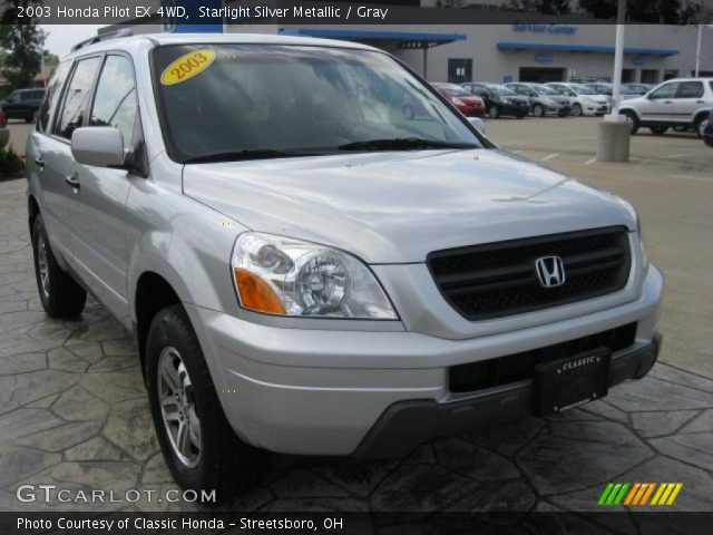 2003 Honda Pilot EX 4WD in Starlight Silver Metallic