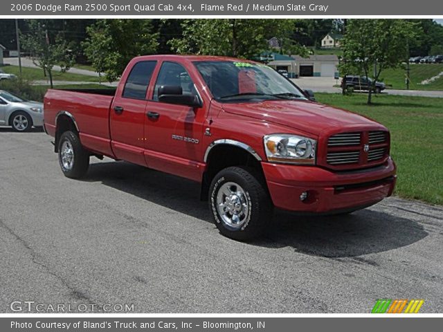 2006 Dodge Ram 2500 Sport Quad Cab 4x4 in Flame Red