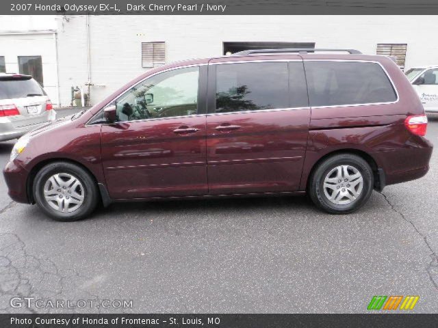 2007 Honda Odyssey EX-L in Dark Cherry Pearl