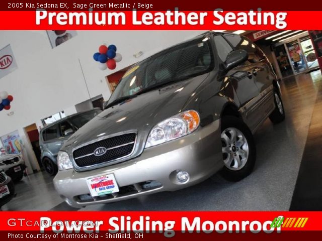 2005 Kia Sedona EX in Sage Green Metallic