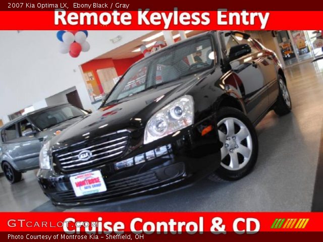 2007 Kia Optima LX in Ebony Black